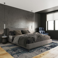 LUVO - Lampe pendante 1 suspension en béton