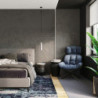 LUVO - Lampe pendante 1 suspension en béton