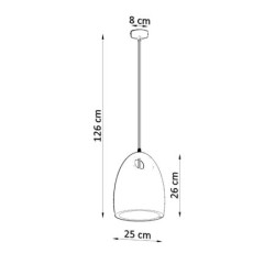 BUKANO - Lampe pendante en céramique