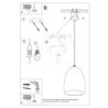 BUKANO - Lampe pendante en céramique