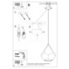 PAVLUS - Lampe pendante en céramique