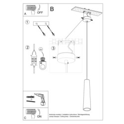 ELECTRA - Lampe suspendue en céramique