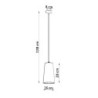 GULCAN - Lampe pendante en céramique