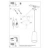 GULCAN - Lampe pendante en céramique