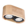 BASIC - 2 Plafonnier en bois naturel
