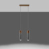 ZANE - Lampe 2 suspensions en béton finition gris