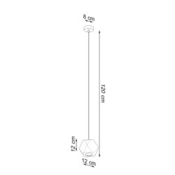WOODY - Lampe pendante en bois naturel