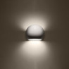 GLOBE - Applique en céramique vernie blanc brillant