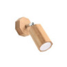 ZEKE - Applique en bois finition chêne