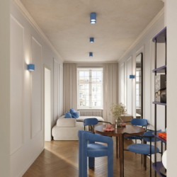 Applique Murale AURA Azur G9 | Sollux