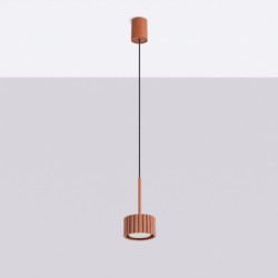 Suspension AURA 1 Ocre Rouge GX53 | Sollux