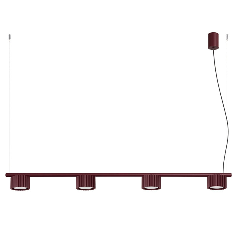 Lustre AURA 4 Bordeaux GX53 | Sollux