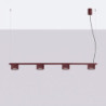 Lustre AURA 4 Bordeaux GX53 | Sollux