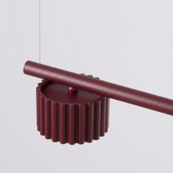 Lustre AURA 4 Bordeaux GX53 | Sollux