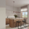 Lustre AURA 4 Bordeaux GX53 | Sollux