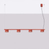 Lustre AURA 4 Rouge GX53 | Sollux