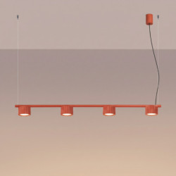 Lustre AURA 4 Rouge GX53 | Sollux