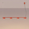 Lustre AURA 4 Rouge GX53 | Sollux