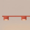 Lustre AURA 4 Rouge GX53 | Sollux