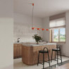 Lustre AURA 4 Rouge GX53 | Sollux