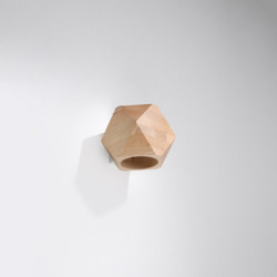 WOODY - Applique en bois naturel