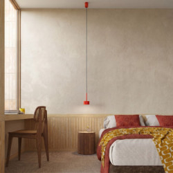 Suspension AURA 1 Rouge GX53 | Sollux