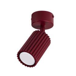 Plafonnier KARBON 1 Bordeaux GU10 | Sollux