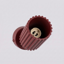 Plafonnier KARBON 1 Bordeaux GU10 | Sollux