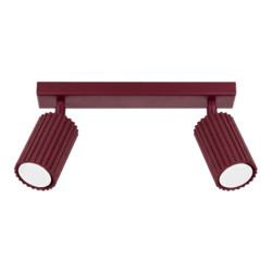 Plafonnier KARBON 2 Bordeaux Sollux | GU10 Design