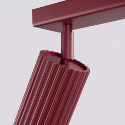 Plafonnier KARBON 2 Bordeaux Sollux | GU10 Design