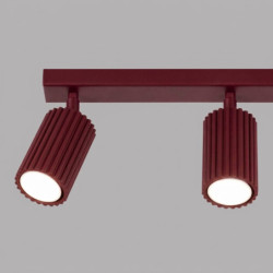 Plafonnier KARBON 3L bordeaux