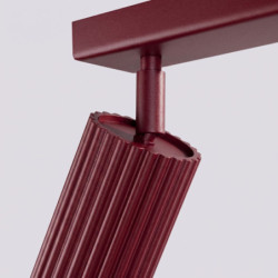 Plafonnier KARBON 3L bordeaux