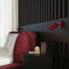 Plafonnier KARBON 3L bordeaux