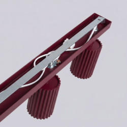 Plafonnier KARBON 6L Bordeaux Sollux | 6 GU10 Design