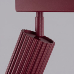 Plafonnier KARBON 6L Bordeaux Sollux | 6 GU10 Design