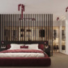 Plafonnier KARBON 6L Bordeaux Sollux | 6 GU10 Design