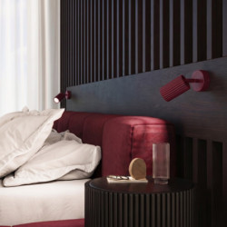 Plafonnier KARBON 6L Bordeaux Sollux | 6 GU10 Design