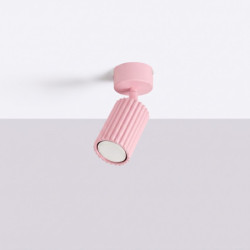 Plafonnier KARBON 1 Rose Sollux | GU10 Design