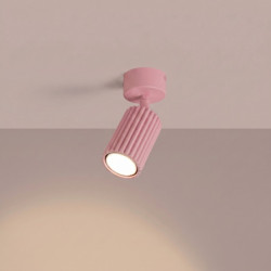 Plafonnier KARBON 1 Rose Sollux | GU10 Design