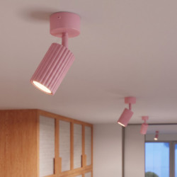 Plafonnier KARBON 1 Rose Sollux | GU10 Design
