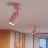 Plafonnier KARBON 1 Rose Sollux | GU10 Design