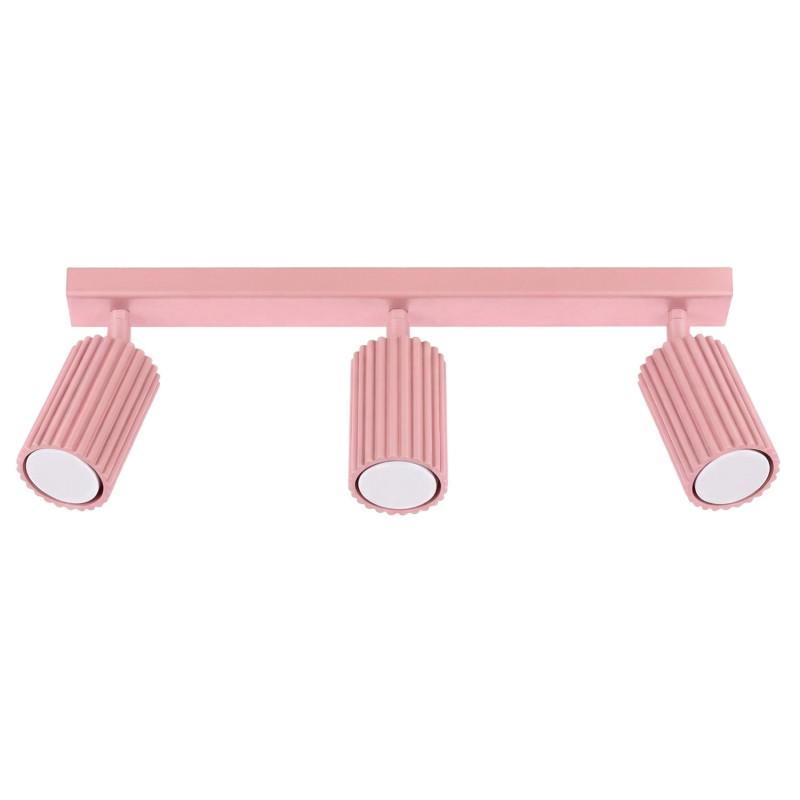 Plafonnier KARBON 3L Rose Sollux | 3 GU10 Design