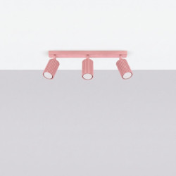 Plafonnier KARBON 3L Rose Sollux | 3 GU10 Design
