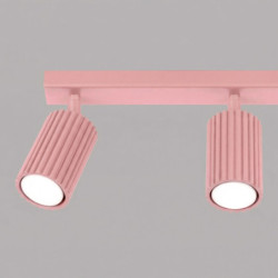 Plafonnier KARBON 3L Rose Sollux | 3 GU10 Design