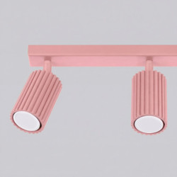 Plafonnier KARBON 3L Rose Sollux | 3 GU10 Design
