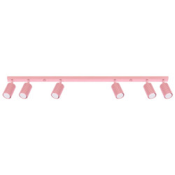 Plafonnier KARBON 6L Rose Sollux | 6 GU10 Design