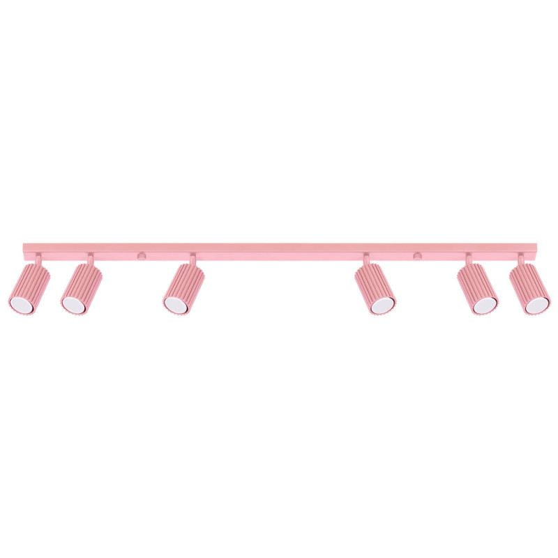 Plafonnier KARBON 6L Rose Sollux | 6 GU10 Design