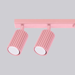 Plafonnier KARBON 6L Rose Sollux | 6 GU10 Design
