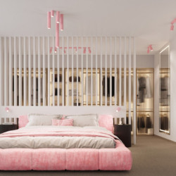 Plafonnier KARBON 6L Rose Sollux | 6 GU10 Design