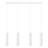 Suspension KARBON 4L Blanche Sollux | 4 GU10 Design